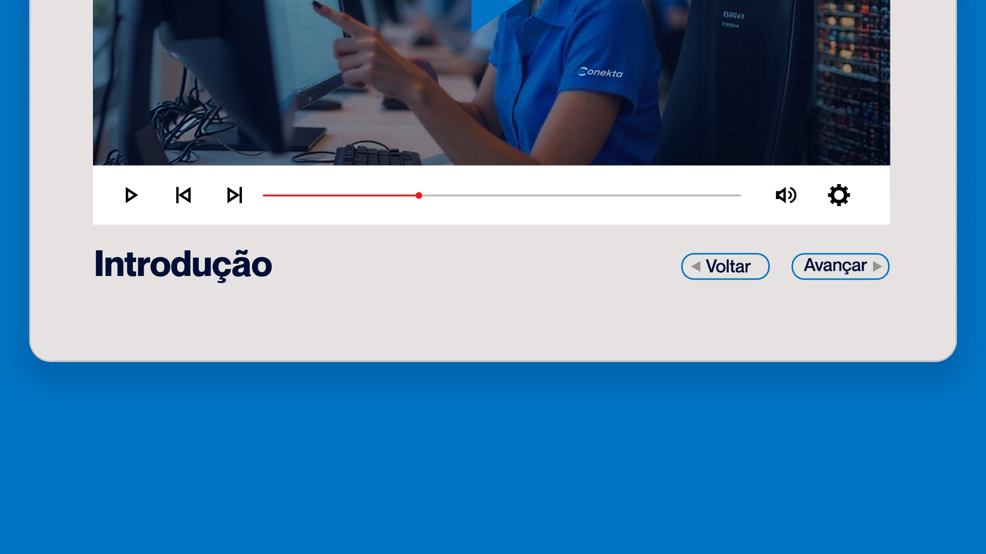 Modelo de layout de área do colaborador